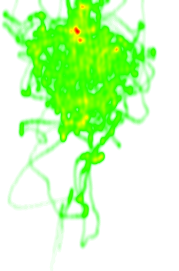 First half heat map for Bath City U18