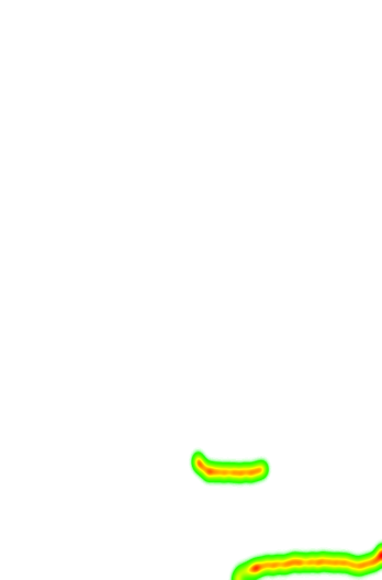 First half heat map for Bath City U18