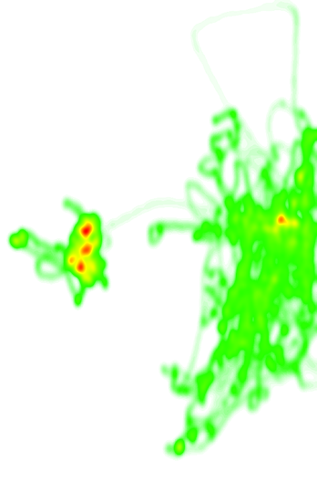 First half heat map for Bath City U18