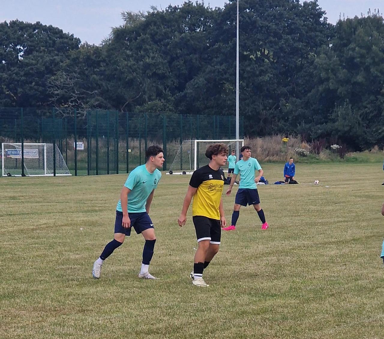 Olly in action for Calne Town Youth